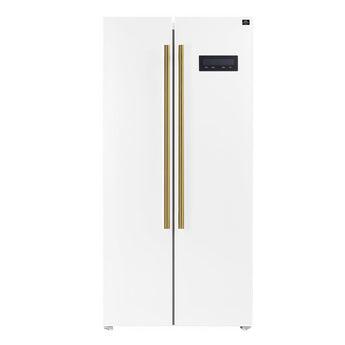 Forno 33" SXS Refrigerator, White - FFRBI1805-33WHT
