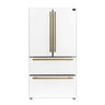 Forno 36" French Door Refrigerator, White - FFRBI1820-36WHT
