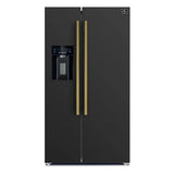 Forno 36" SXS Refrigerator, Black - FFRBI1844-36BLK