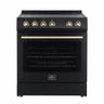 Forno 30" Forno Espresso Electric Range, Black - FFSEL6012-30B