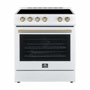Forno 30" Forno Espresso Electric Range, White - FFSEL6012-30W