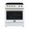 Forno 30" Forno Espresso Electric Range, White - FFSEL6012-30W