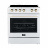 Forno 30" Forno Espresso Electric Range, White - FFSEL6012-30W