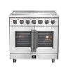 Forno 36" Massimo Freestanding French Door, Stainless - FFSEL6955-36