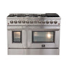 Forno 48" Dual Fuel Gas Range, S.S. - FFSGS6156-48