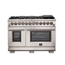 Forno 48" Pro-Style Gas Range, Dual Fuel, S.S. - FFSGS6187-48