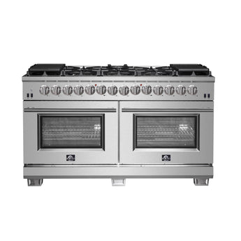 Forno 60" Pro-Style Gas Range, Dual Fuel, S.S. - FFSGS6187-60