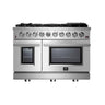 Forno 48" Pro-Style Gas Range, S.S. - FFSGS6239-48