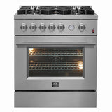 Forno 30" Pro-Style Gas Range, S.S. - FFSGS6274-30