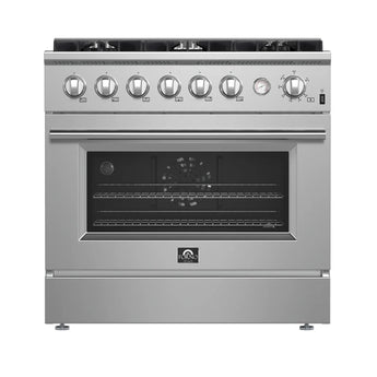 Forno 36" Gas Range w/Convection Oven, S.S. - FFSGS6277-36