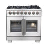 Forno 36" French Door Dual Fuel Gas Range, S.S. - FFSGS6387-36