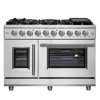 Forno 48" Pro-Style French Door Gas Range, S.S. - FFSGS6439-48