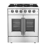 Forno 30" French Door Dual Fuel Gas Range, S.S. - FFSGS6444-30