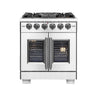 Forno 30" Pro-Style French Door Gas Range, S.S. - FFSGS6460-30