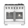 Forno 36" Pro-Style French Door Gas Range, S.S. - FFSGS6460-36