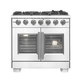 Forno 36" Pro-Style French Door Gas Range, S.S. - FFSGS6460-36