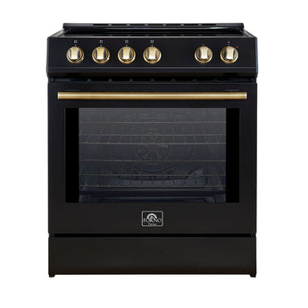 Forno 30" Induction Electric Range, Black - FFSIN0982-30BLK