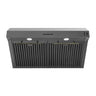 Quality Home Bari Espresso 30" Range Hood, Black - FRHUC5255-30BLK