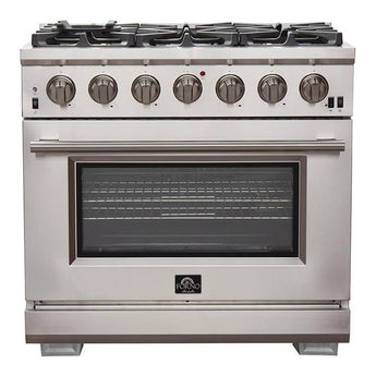 Forno 36" Gas Range w/Convection Oven, S.S. - FFSGS6260-36