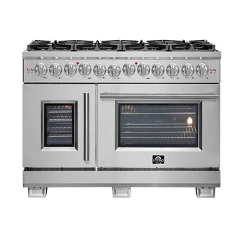 Forno 48" French Door Dual Fuel Gas Range, S.S. - FFSGS6387-48