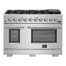 Forno 48" Gas Range w/Convection Oven, S.S. - FFSGS6260-48