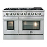 Forno 48" Pro-Style Gas Range, S.S. - FFSGS6244-48