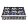Forno 36" Forno Gas Range Top, 120,000 BTU S.S. - FCTGS5751-36