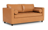 Ladybird 54" Leather Twin Sleeper Chair -