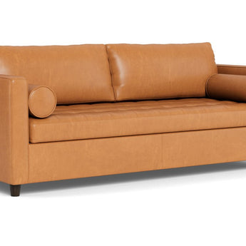 Ladybird 88" Leather Queen Sleeper -