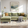 Wallace 98" Untufted Reversible Chaise Sofa - Amigo II Garden