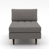 Ladybird Armless Chair - Peyton Slate