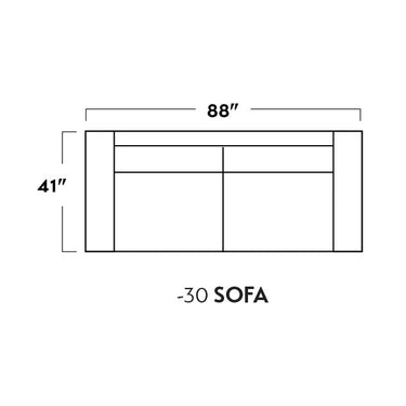 Mesa 88" Sofa -