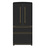 Forno 33" French Door Refrigerator, Black - FFFFD1791-33BLK