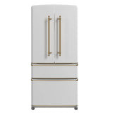 Forno 33" French Door Refrigerator, White - FFFFD1791-33WHT