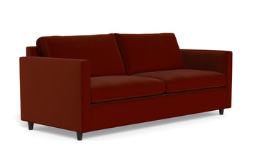 Wallace 74" Untufted Queen Sleeper Sofa - Superb Rust