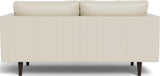 Ladybird 72" Leather Loveseat - Tribeca Cream