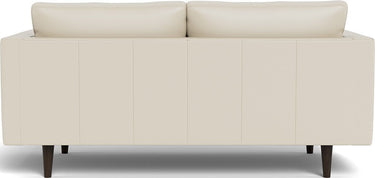 Ladybird 72" Leather Loveseat - Tribeca Cream