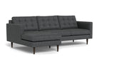 Wallace 98" Left Chaise Sectional - Tropez Charcoal