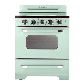 Classic Retro 30" Electric Range, Summer Mint Green - UGP-30CRECLG