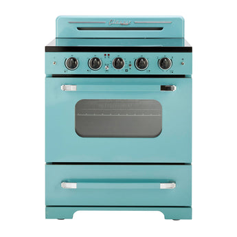 Classic Retro 30" Electric Range, Ocean Mist Turquoise - UGP-30CRECT