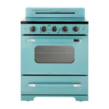 Classic Retro 30" Electric Range, Ocean Mist Turquoise - UGP-30CRECT