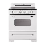 Classic Retro 30" Electric Range, Marshmallow White - UGP-30CRECW