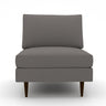 Wallace Untufted Armless Chair - Peyton Slate