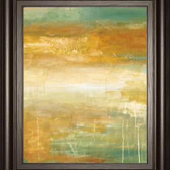 Golden Possibilities By Pasion - Framed Print Wall Art - Gold