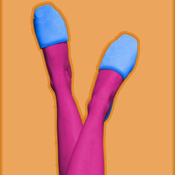 Neon Flats (Small) - Orange