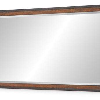 Fenmore - Mirror - Mocha And Distressed Cherry
