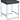 Afshan - Upholstered Square Padded Vanity Stool - Chrome