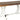 Valebeck - Blanco / Marrón - Mesa de comedor rectangular