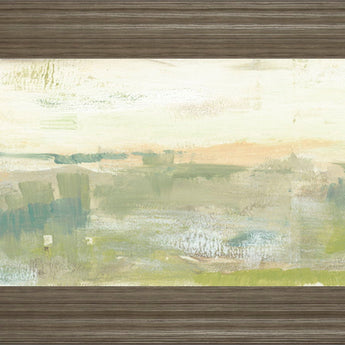 Greenery Horizon Line II By Jennifer Goldberger - Framed Print Wall Art - Green