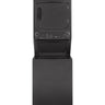 GE 3.8CF/5.9CF Stacked Laundry Center, Diamond Gray - GUD27ESPMDG